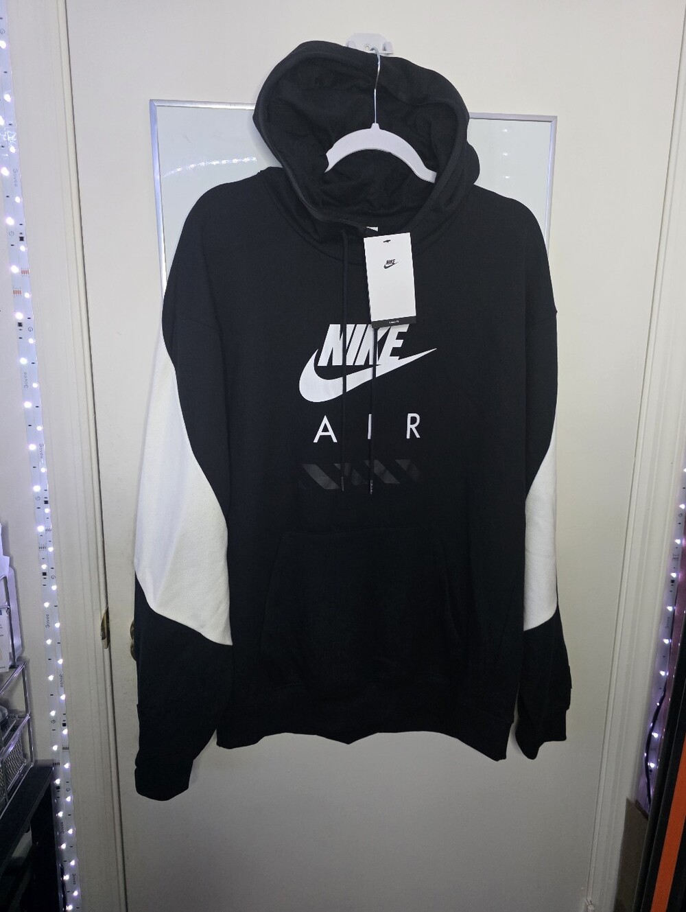 Nike Air Hoodie Black And White Jacket Medium